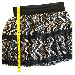 Lily White flowy mini skirt